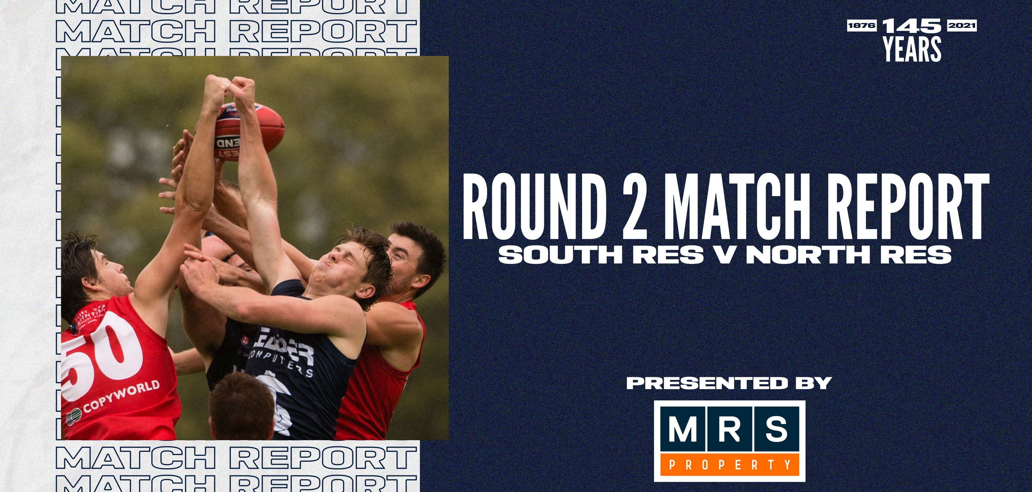 MRS Property Reserves Match Report Round 2: vs North Adelaide MRS Property Reserves Match Report Round 2: vs North Adelaide